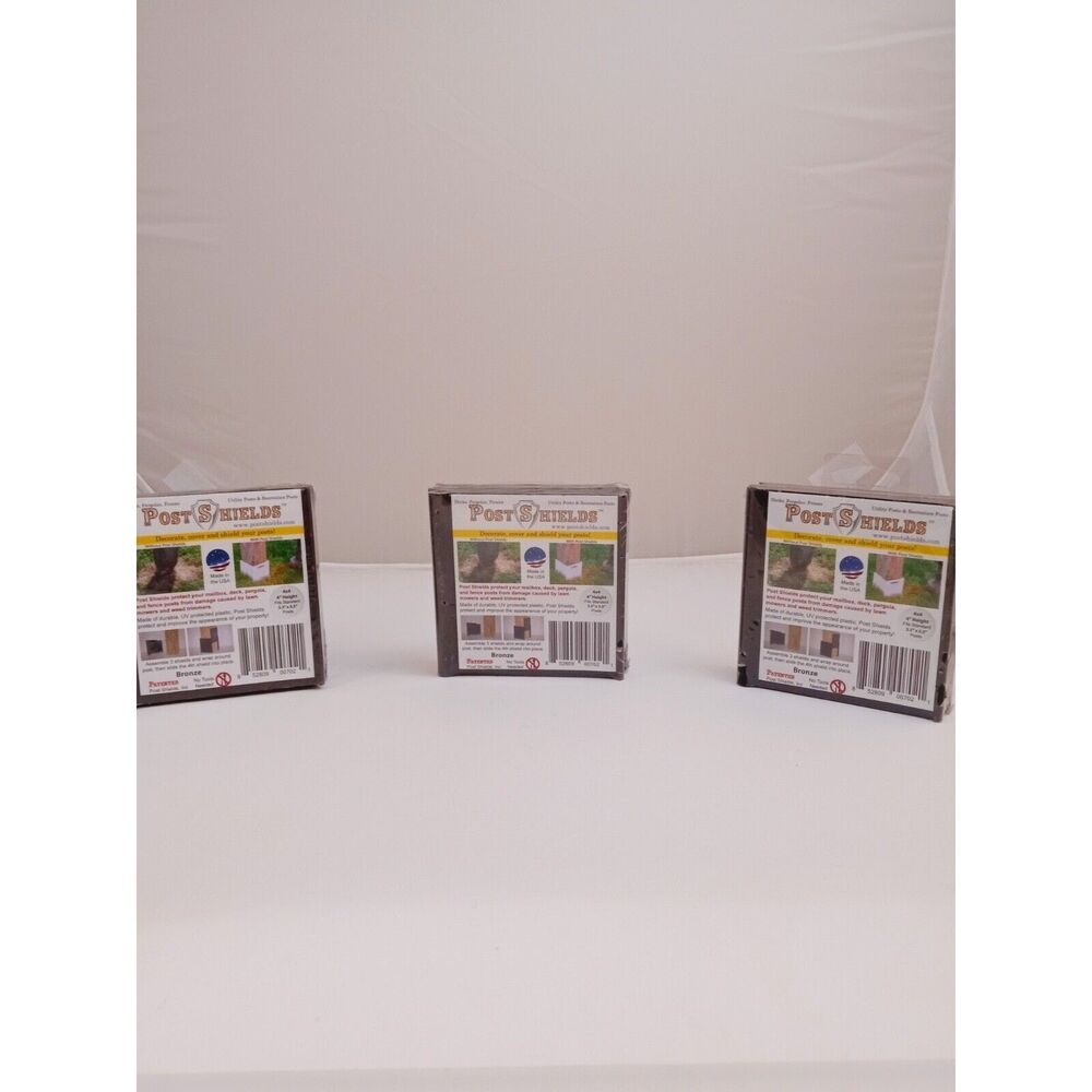 Post Shields Post Protector 4x4 (3.5"x3.5") - 4" H – Protects Your Mailbox